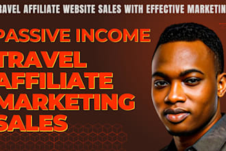 set up travel affiliate website sales funnel for passive income