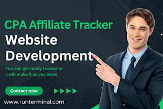 develop a professional CPA affiliate tracker website
