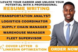 write a job winning resume for logistics and supply chain professionals