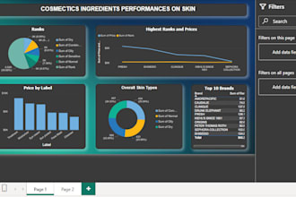 design professional power bi dashboard reports and visualization