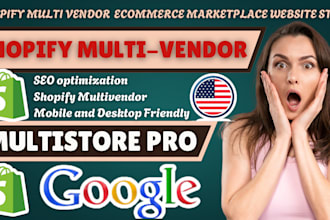 build shopify multi vendor multistore ecommerce marketplace website store