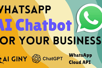 do whatsapp business API setup and build whatsapp chatbot