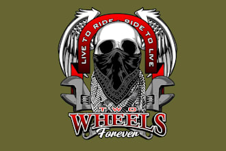design high quality mc, biker, motorcycle logo for your business