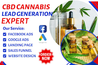 generate highly exclusive cbd leads cannabis hemp leads weed leads facebook ads
