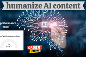 humanize ai content and ai content writer