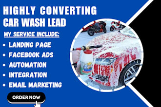 generate car wash leads car junk removal car repair   car detailing