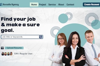 build job board website, recruitment website, agency website, staffing platform