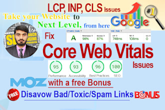 fix core web vitals lcp, cls, fid and optimize your wordpress site