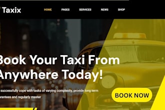 design taxi booking website ,booking website ,taxi website ,chauffeur website