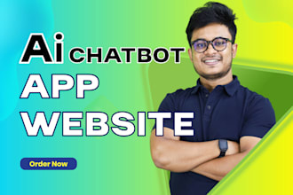 do ai app, ai saas, ai website chatgpt llm custom chatbot ai api integration
