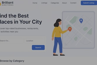 build brilliant directory website, business directory website hivepress