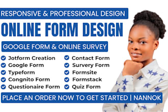 create online form on jotform, google forms, typeforms, custom notion template