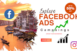 setup facebook ads and ig ads campaign for sale and leads