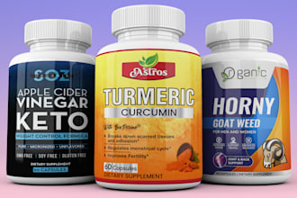 do product label design and supplement label design