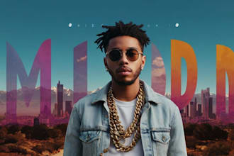 design unique motion album cover , single cover art, mixtape
