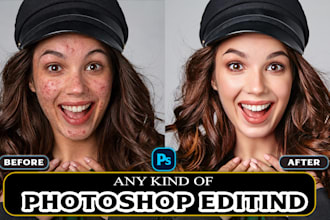 do photoshop editing, face swap and retouching services
