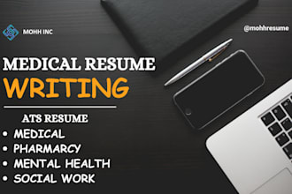 write social work mental health nursing medical pharmacy healthcare resume