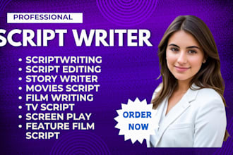 write a movie script, custom screenplay feature film screenwriting tv series