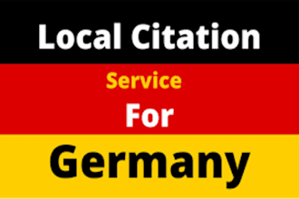 do 350 citations for germany and business directories SEO