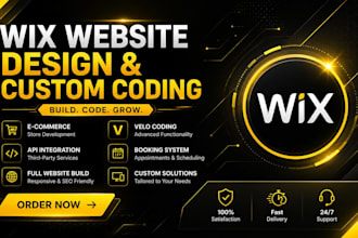 develop wix website using wix velo wix code and databases