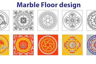 do any type of drafting cnc or jali or floor marble design