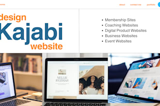 design kajabi website create online course and optimize thinkific or podia
