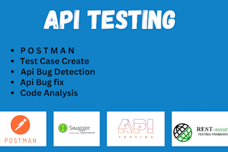 do API testing by postman, java, soapui and jmeter