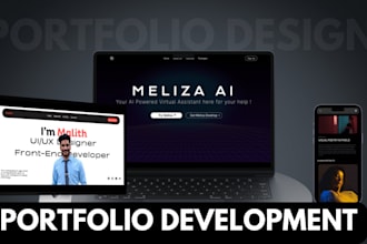 create and develop personal portfolio websites