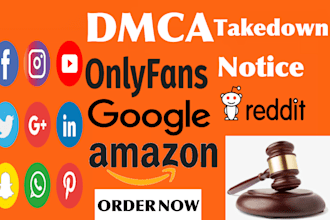 remove takedown infringing, leaked, defaming and harassing content under dmca