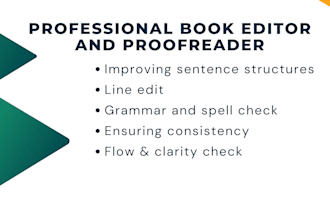 edit, grammar check, spell check, and proofread english documents