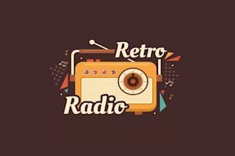 design high quality radio stations logo with creative concepts