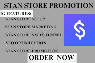 do stan store  promotion, stan store marketing and sales  funnel