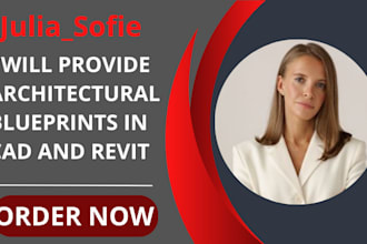 provide architectural blueprints in cad and revit