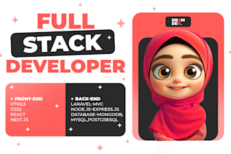 build or rebuild any website front end,backend as a full stack developer