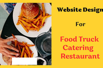 food truck website design restaurant website design food truck website