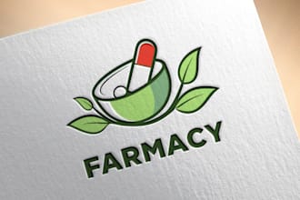 design medical pharmacy and health fitness logo