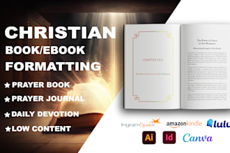 design format amazon christian ebook daily devotion prayer book etsy journal kdp