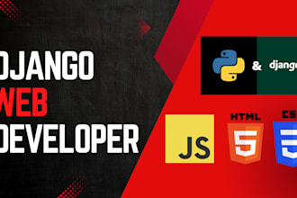 develop websites with python django and database