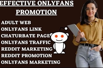 do onlyfans promotion and promote your adult page, fansly page