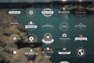 design retro vintage logo