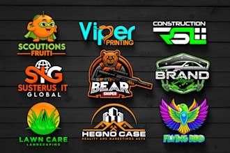 do HQ creative, unique and modern business logo design