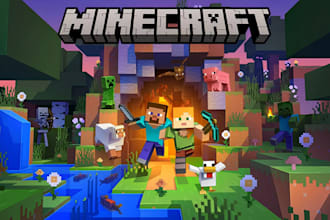 create minecraft 3d animation for youtube video film item texture minecraft intr