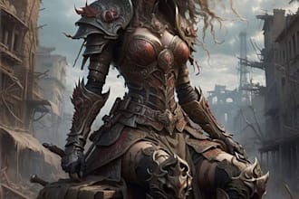 make dnd character art with amazing quality