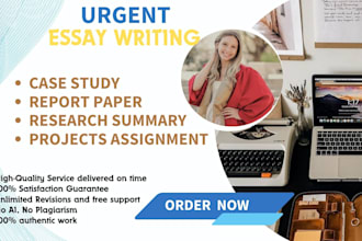 do urgent essay writing, research report in 12 hours