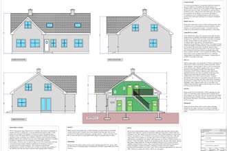 create 2d architectural floor plans and irish planning permission drawings