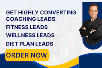 coaching leads online coaching fitness leads wellness leads fitness diet plan