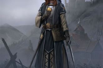 draw your d and d character illustration