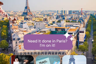 run errands for you in paris, france