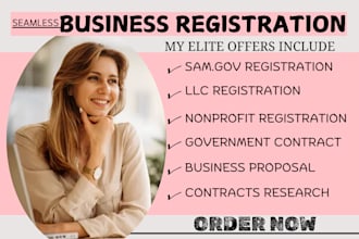 do seamless business registration, write winning bid proposal and find contracts