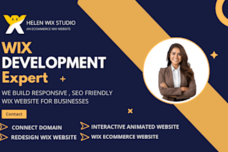 redesign wix studio website design redesign wix website development wix studio